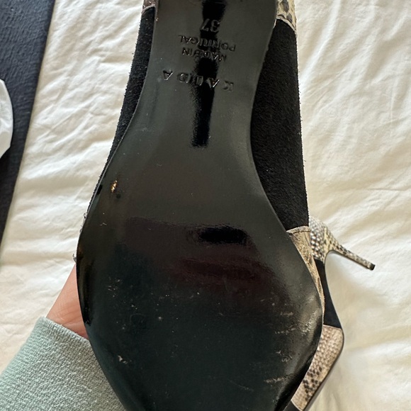 Kalda Snakeskin Ankle Boots - Picture 3 of 4